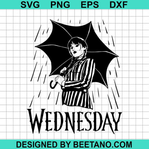 Wednesday Addams Svg