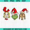 Grinch Cindy Lou Who And Max Dog Svg