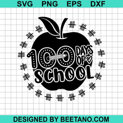 100 Days Of School Svg