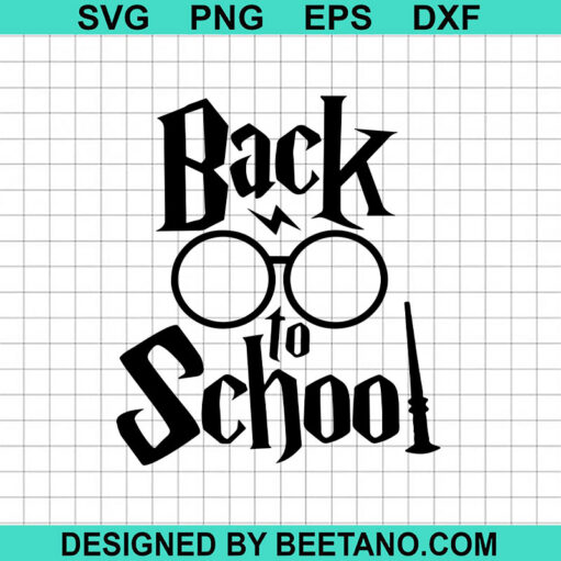 Harry Potter Back To School SVG
