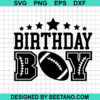 Football Birthday Svg