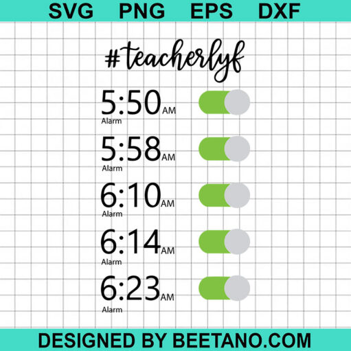 Teacher Life Svg