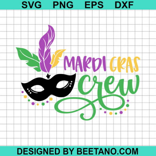 Mardi Gras crew SVG