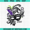 Mardi Gras Mask Svg