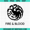 Fire And Blood Svg