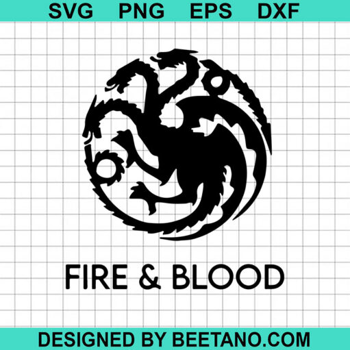Fire And Blood Svg
