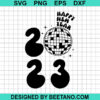 Happy New Year Disco Ball Svg