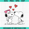 Snoopy Happy Valentine Svg