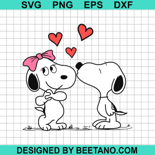 Snoopy Happy Valentine Svg