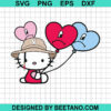 Hello Kitty Bad Bunny Valentine Svg