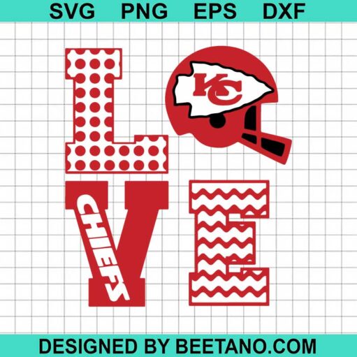 Love Kansas city Chief SVG