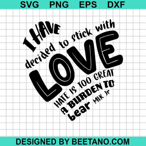 Martin Luther King Heart Svg