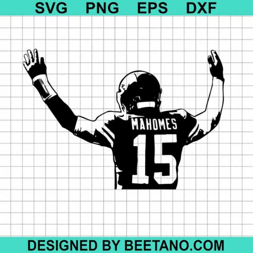 15 Mahomes KC SVG