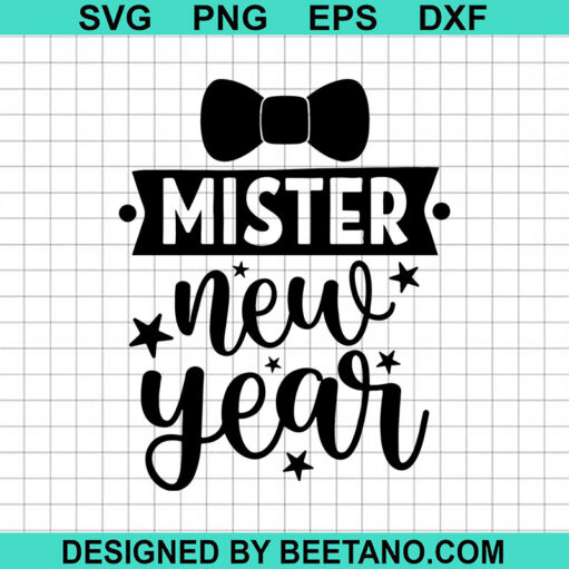 Mister New Year SVG