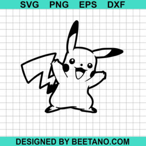 Pokemon pikachu SVG cut file, Pikachu SVG, Pokemon SVG cricut vector ...