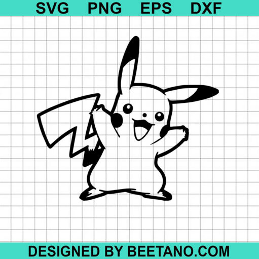Pokemon Pikachu Svg Cut File