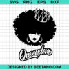 Black Queendom Crown Svg