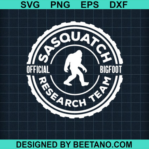 Sasquatch Research Team Svg