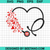 Valentine Stethoscope Svg