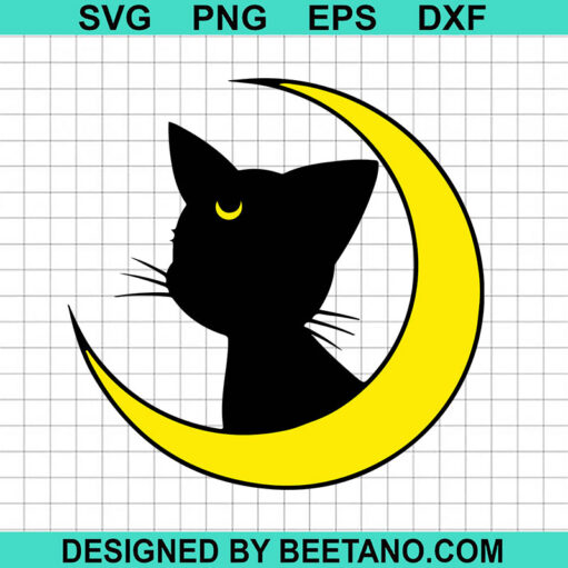 Luna Sailor Moon Cat SVG