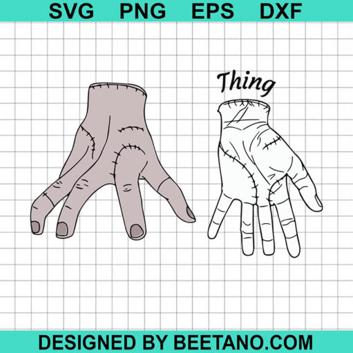 Thing Addams Hand SVG