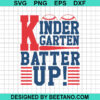 Kindergarten Batter Up Svg