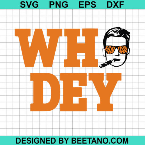 Bengals Who Dey Svg