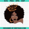 Afro Black Queen Svg