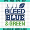 Bleed Blue And Green Svg