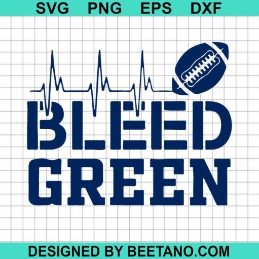 Bleed Green Eagles Svg
