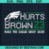 Jalen Hurts Philadelphia Eagles Svg