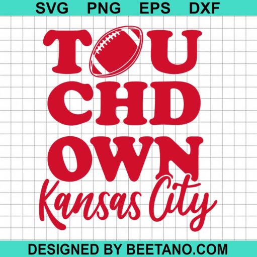 Touchdown Kansas City Svg