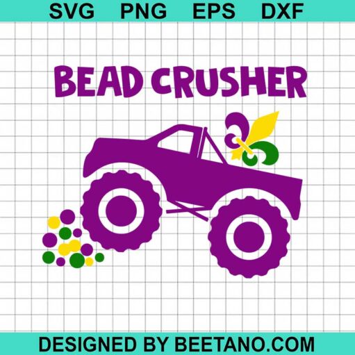 Mardi Gras Bead Crusher SVG