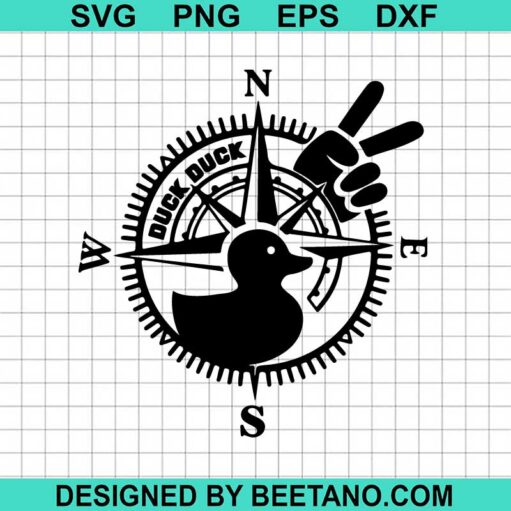 Duck Duck Compass Svg
