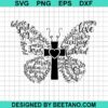 Butterfly Jesus Cross Svg