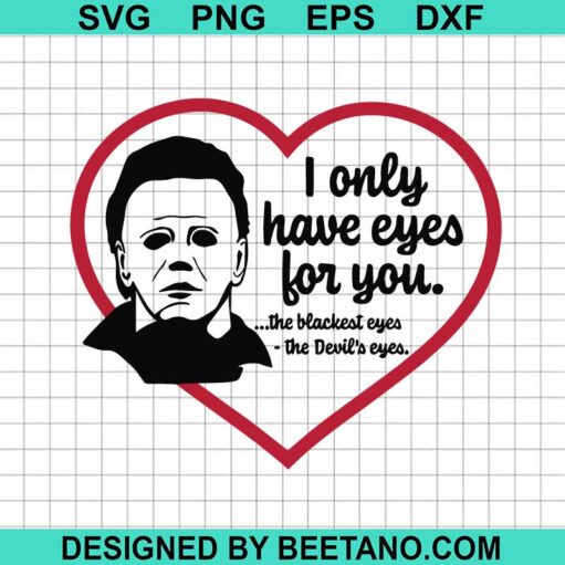 Michael Myers Valentines Day Svg