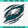 Eagles Ripped Claw Svg