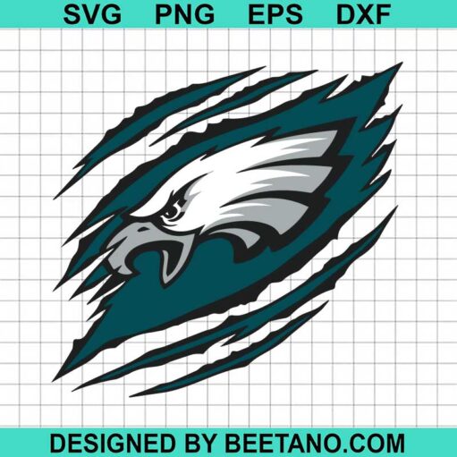 Eagles Ripped Claw SVG
