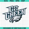 Go Green Eagles Svg