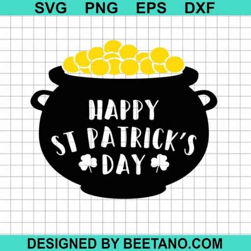 Happy st patrick day SVG
