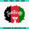 Juneteenth Black Woman SVG