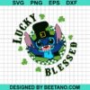 Stitch Happy St Patricks Day Svg