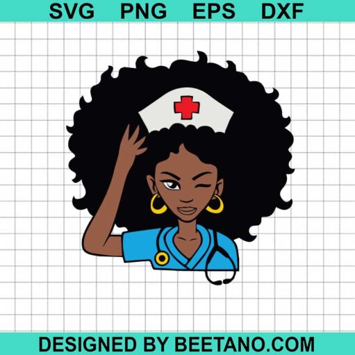 Black Nurse Svg