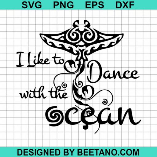 I Like To Dance With The Ocean Svg