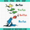 Dr Seuss One Fish Red Fish Blue Fish Svg