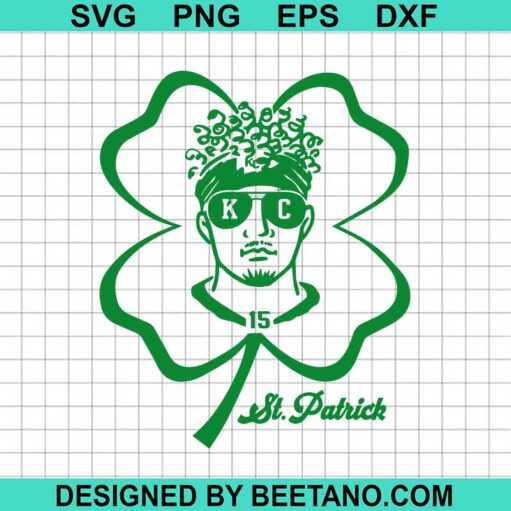 St Patrick Mahomes Svg
