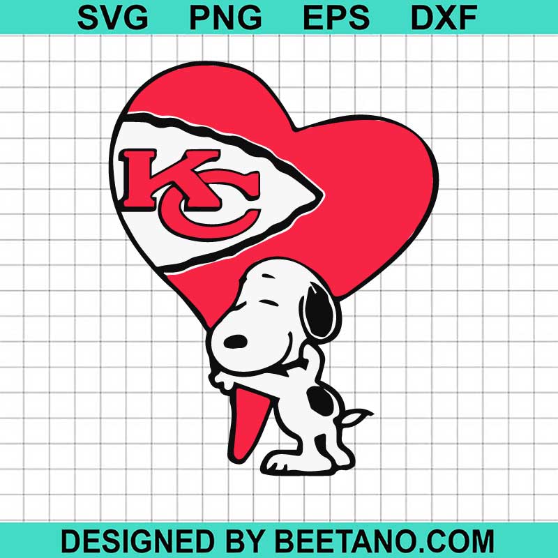 Snoopy The Peanuts Kansas City Chiefs SVG, Snoopy SVG, Football SVG