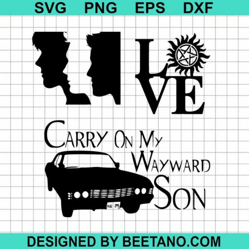 Carry On My Wayward Son SVG