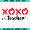 Xoxo Teacher Svg