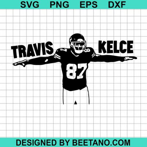 Travis Kelce Kansas City Chiefs SVG